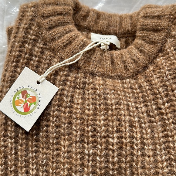 NWT OZMA NAYA SWEATER (Eco-Cloud Alpaca Cotton) Maple, size XS (sold out online) - Picture 5 of 7
